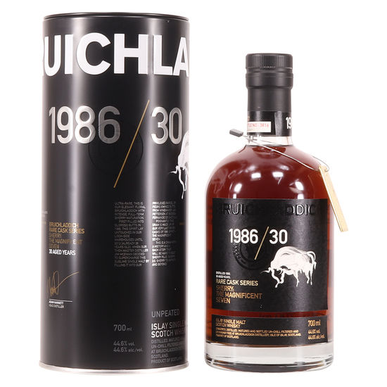 Bruichladdich - 1986 30 Year Old - Rare Cask Series - Magnificent Seven