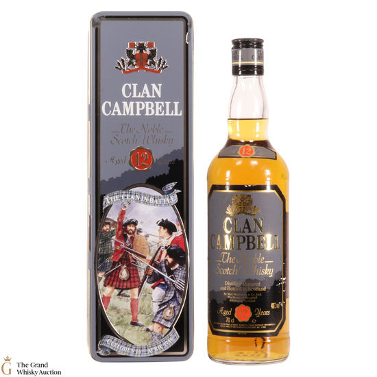 Clan Campbell - 12 Year Old (1980's) Auction