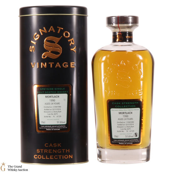 Mortlach - 24 Year Old - 1990 Signatory