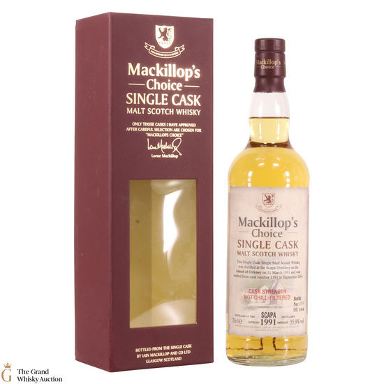 Scapa - 1991 - Single Cask - Mackillop's Choice 