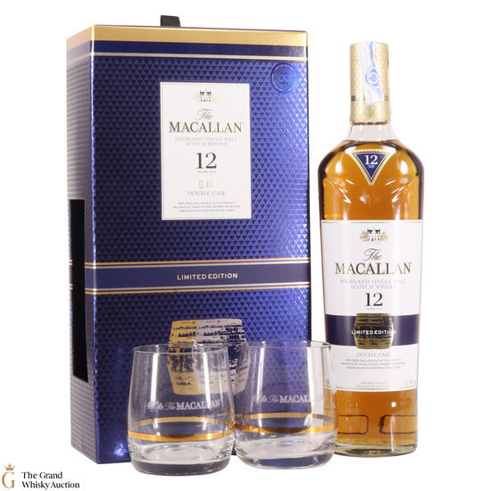 Macallan - 12 Year Old - Double Cask - Limited Edition (With 2 x Glasses)