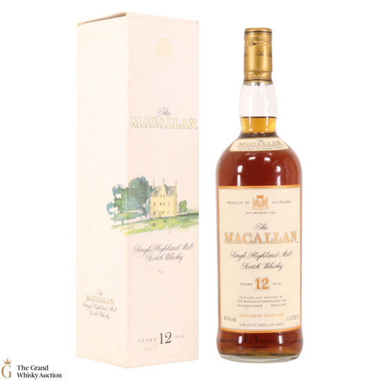 Macallan - 12 Year Old (1980s)  - 1L
