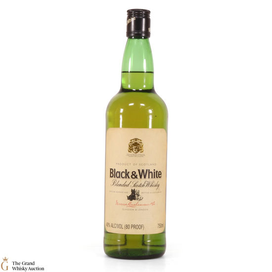 Black & White - Blended Whisky (1980s)