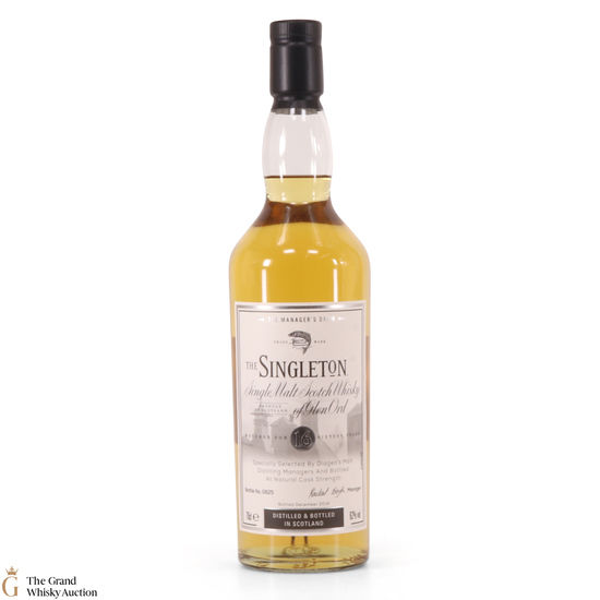 Singleton Of Glen Ord - 16 Year Old - The Managers Dram 2016