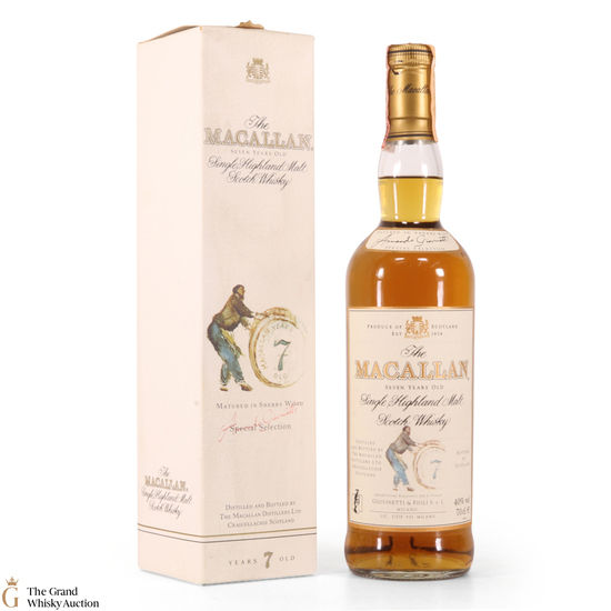 Macallan - 7 Year Old - Giovinetti Selection 1990s