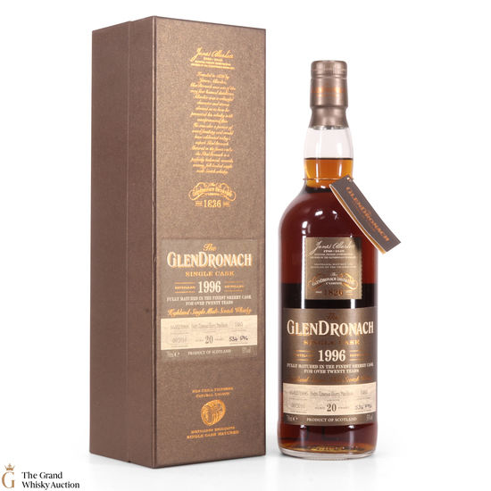 Glendronach - 20 Year Old - 1996 Single PX Cask #1485