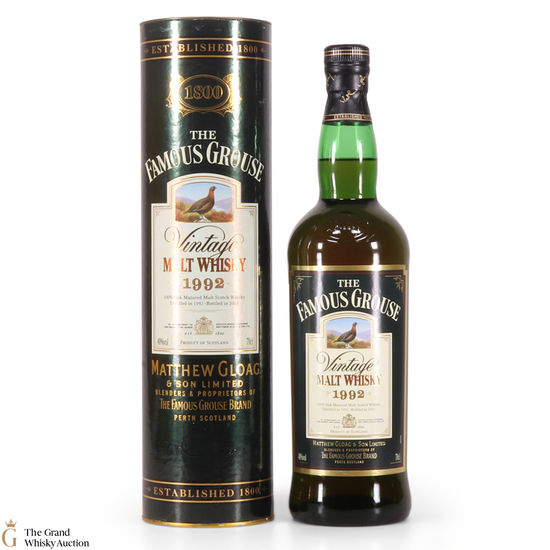 Famous Grouse - 1992 Vintage Matthew Gloag