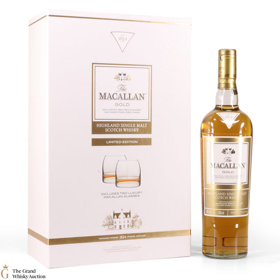Macallan - The 1824 Series - Gold - Limited Edition with 2x Glasses