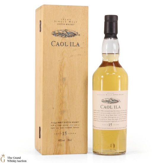 Caol Ila - 15 Year Old Flora and Fauna Wooden Box