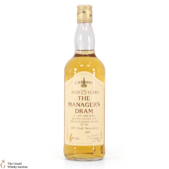 Cardhu - 15 Year Old -  Manager's Dram 1989