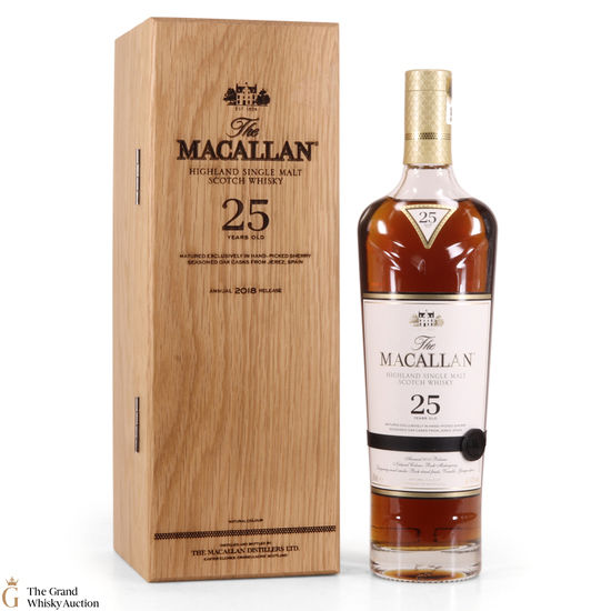 Macallan - 25 Year Old - Sherry Oak - 2018