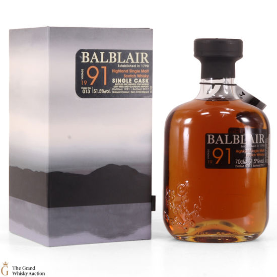 Balblair - Single Cask 1991 Glasgow Airport 