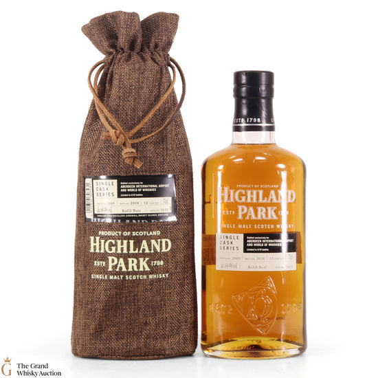 Highland Park - 12 Years Old - Single Cask Series Aberdeen Airport #3631