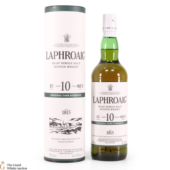 Laphroaig - 10 Year Old - Original Cask Strength Batch #011