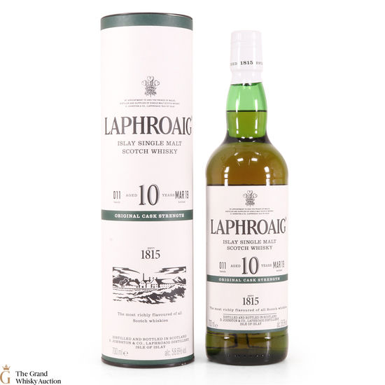 Laphroaig - 10 Year Old - Original Cask Strength Batch #011