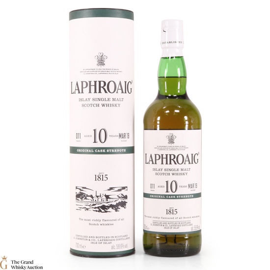 Laphroaig - 10 Year Old - Original Cask Strength Batch #011