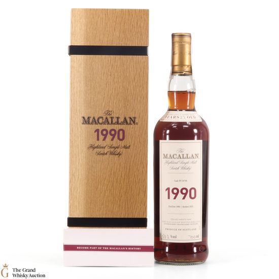 Macallan 22 Year Old 1990 Fine Rare Auction The Grand Whisky Auction