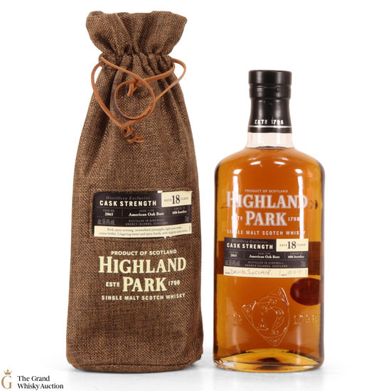 Highland Park - 18 Year Old Single Cask #2865 Distillery Exclusive