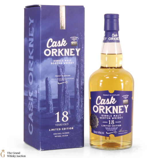 Cask Orkney - 18 Year Old Single Malt - A.D. Rattray 