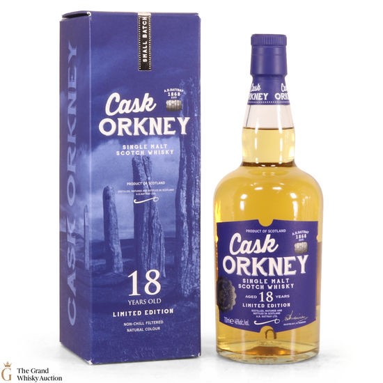 Cask Orkney - 18 Year Old Single Malt - A.D. Rattray 