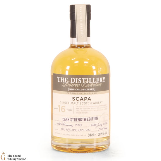 Scapa - 16 Year Old 2002 - Casks #626, 627, 628, 630 and 631.