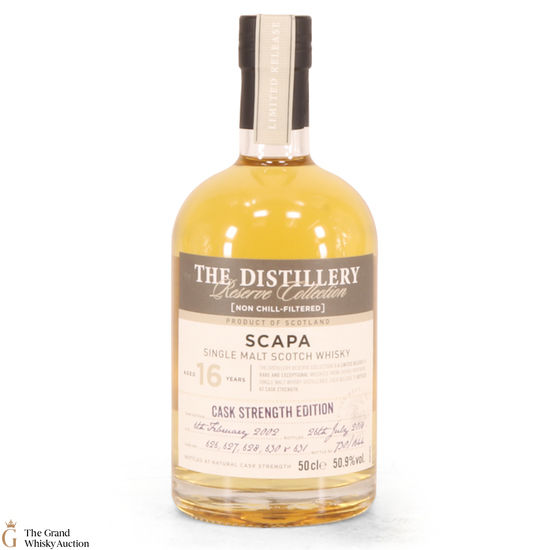 Scapa - 16 Year Old 2002 - Casks #626, 627, 628, 630 and 631.