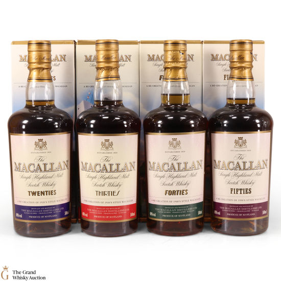 Macallan - Travel Decades Series (4 x 50cl)
