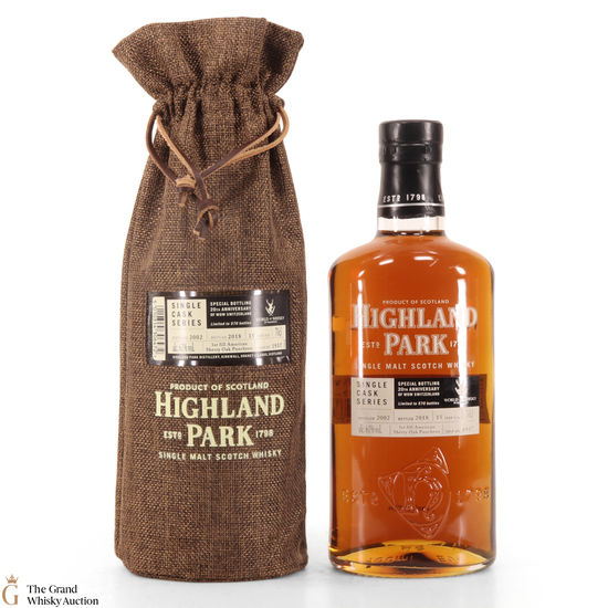 Highland Park - 2002 15 Year Old - Single Cask #1937 / WoW Switzerland 20th