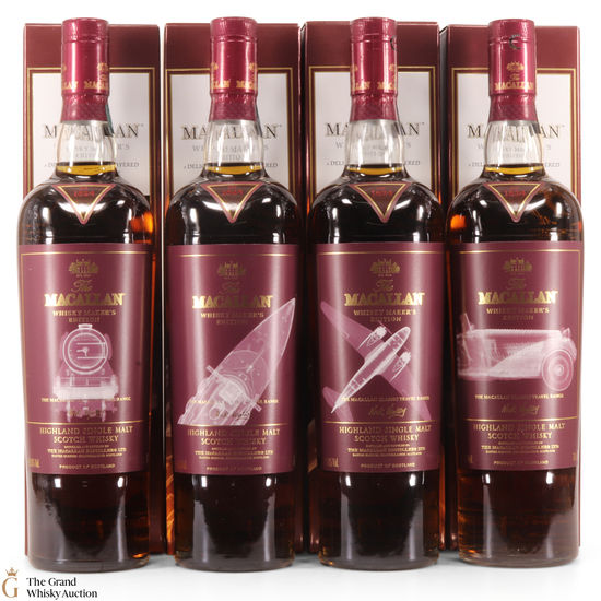 Macallan - Whisky Maker's Edition - Classic Travel Range - 4 x 70cl