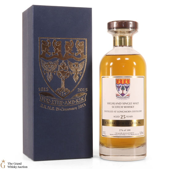 Longmorn - 25 Year Old Signatory Vintage B.R.H.S. Bicentenary