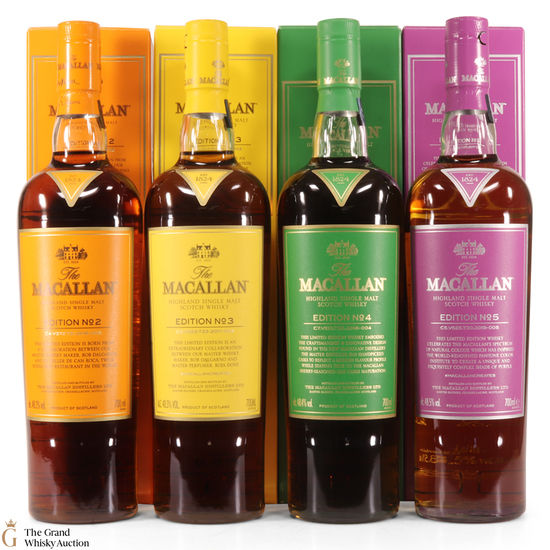 Macallan - Edition 2,3,4,5