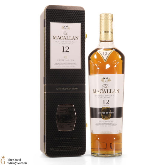 Macallan - 12 Year Old - Sherry Oak  - Limited Edition Tin