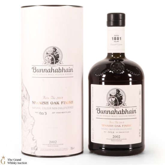 Bunnahabhain - 2002 Spanish Oak Finish - Fèis Ìle 2018