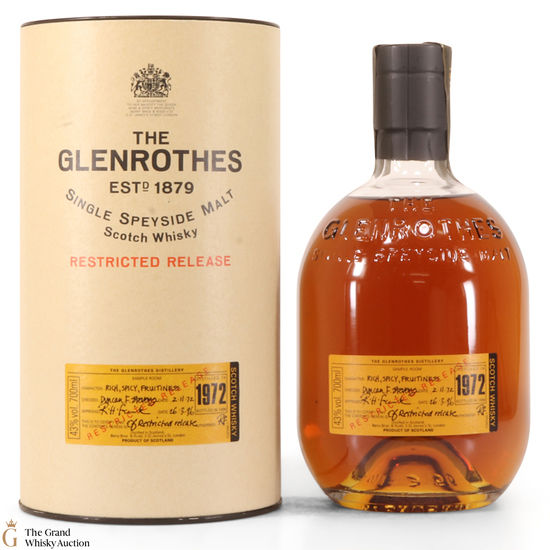 Glenrothes - 1972 Restricted Release
