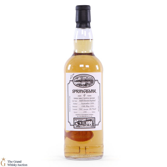 Springbank - 9 Year Old 2006 Open Day 2016