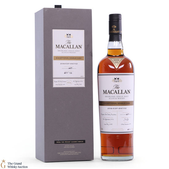 Macallan - 2002 Exceptional Cask #8167-02 / 2018 Release