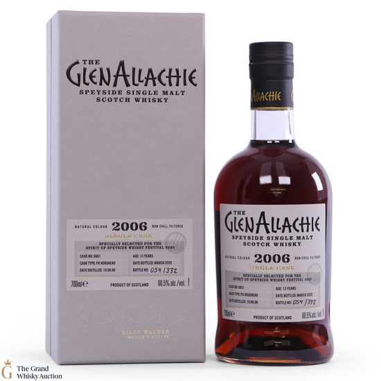 Glenallachie - 13 Year Old 2006 Single Cask #6601 - Spirit of Speyside 2020