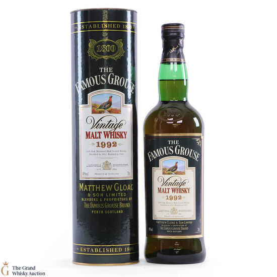 Famous Grouse - 1992 Vintage Matthew Gloag