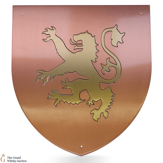 Lion Rampant - Copper Shield Placque