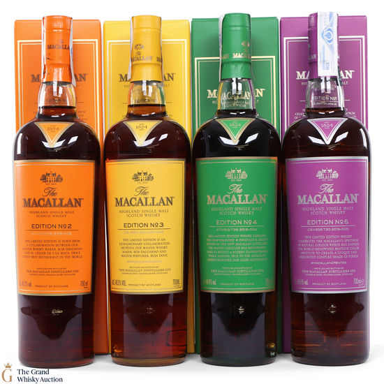 Macallan - Edition 2,3,4,5