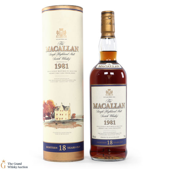 Macallan - 18 Years Old - 1981