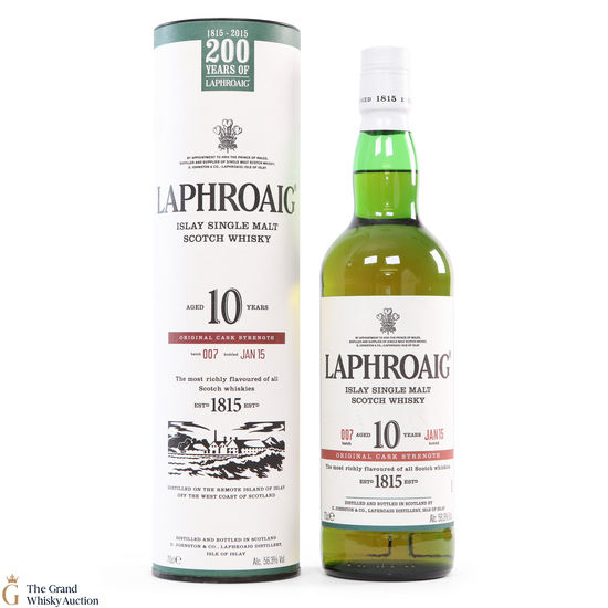 Laphroaig - 10 Year Old - Original Cask Strength Batch #007