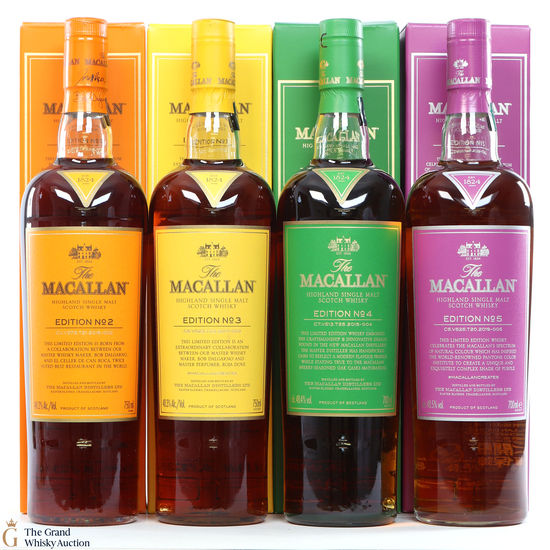 Macallan - Edition 2,3,4,5