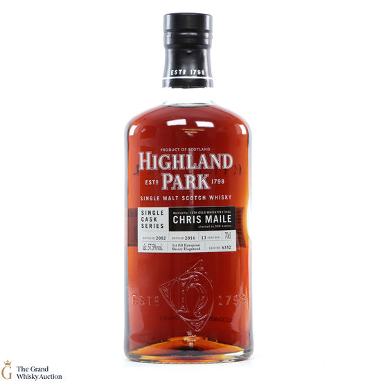 Highland Park - 13 Year Old - 2002 Single Cask Series (Chris Maile, 13th Oslo Whisky Festival) 