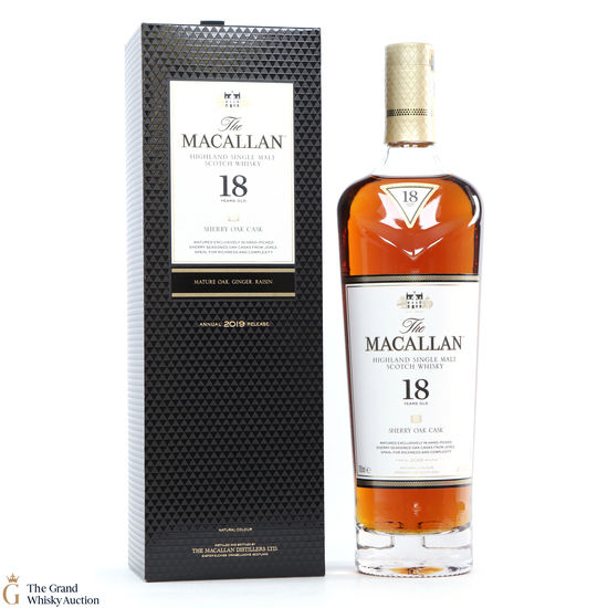 Macallan - 18 Year Old - Sherry Oak (2019)