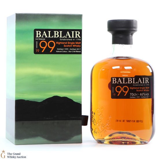 Balblair - 1999 Vintage Bottled 2017 3rd Release