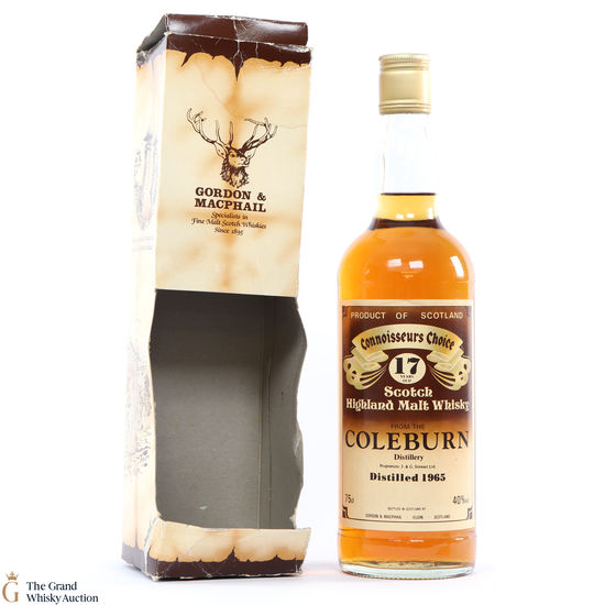 Coleburn - 17 Year Old 1965 Gordon and MacPhail Connoisseurs Choice