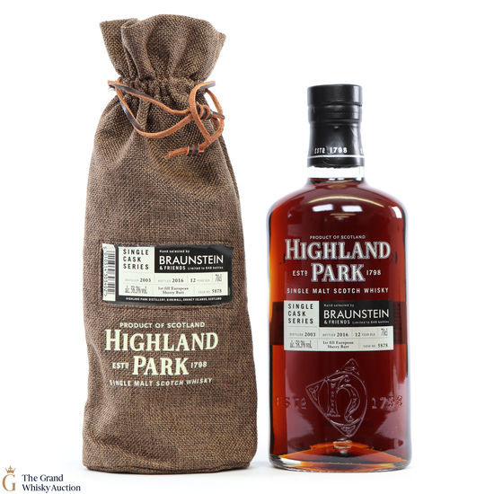 Highland Park - 12 Year Old 2003 Single Cask  #5878 Braunstein & Friends