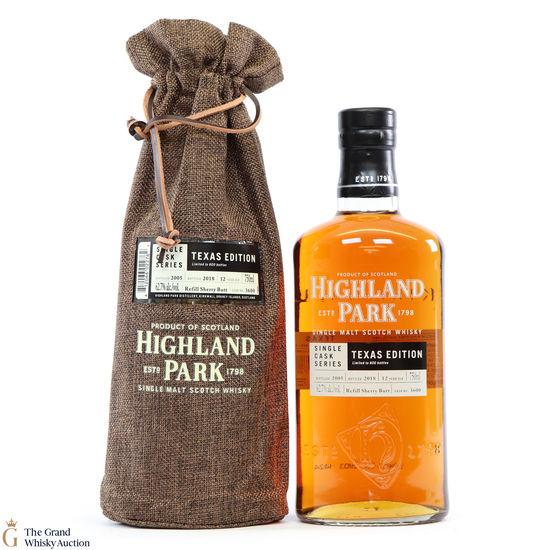 Highland Park - 12 Year Old - Single Cask #3600 - Texas