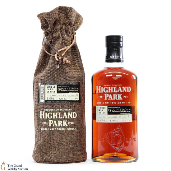 Highland Park - 13 Year Old cask #5424 Duty Zero Hong Kong